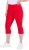 Ulla Popken Bengaline Elastic Waist Stretch Capri Pants Red - Jeans & Hosen in Großen Größen – Plus Size Damenmode - Jeans & Hosen, EU 42–70