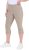 Ulla Popken Bengaline Elastic Waist Stretch Capri Pants Orange - Jeans & Hosen in Großen Größen – Plus Size Damenmode - Jeans & Hosen, EU 42–70