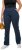 Ulla Popken Straight Leg Elastic Waist Mandy Fit Stretch Jeans Denim Blue - Jeans & Hosen in Großen Größen – Plus Size Damenmode - 