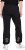 Ulla Popken Zip Off Reflective Detail Funtional Powerstretch Pants Black - Jeans & Hosen in Großen Größen – Plus Size Damenmode - 