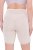 Ulla Popken Lace Hem Stretch Viscose Knit Bicycle Length Lounge Shorts Beige - Jeans & Hosen in Großen Größen – Plus Size Damenmode - 