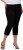 Ulla Popken Mony Stretch Capri Pants Black - Jeans & Hosen in Großen Größen – Plus Size Damenmode - 