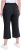 Ulla Popken Cool Linen Elastic Waist Capri Pants Black - Jeans & Hosen in Großen Größen – Plus Size Damenmode - Jeans & Hosen, EU 42–70