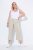 Ulla Popken Cool Linen Elastic Waist Capri Pants Brown - Jeans & Hosen in Großen Größen – Plus Size Damenmode - Jeans & Hosen, EU 42–70