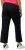 Ulla Popken Wide Leg Ruby Fit Stretch Chino Pants Dark Teal - Jeans & Hosen in Großen Größen – Plus Size Damenmode - 