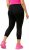 Ulla Popken Quick Dry Sport Crop Leggings Black - Jeans & Hosen in Großen Größen – Plus Size Damenmode - Jeans & Hosen, EU 42–70