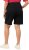 Ulla Popken Basic Denim Mandy Bermuda Shorts Black - Jeans & Hosen in Großen Größen – Plus Size Damenmode - 