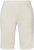Ulla Popken Frayed Hemline Elastic Waistband Bermuda Shorts White - Jeans & Hosen in Großen Größen – Plus Size Damenmode - 