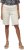 Ulla Popken Frayed Hemline Elastic Waistband Bermuda Shorts White - Jeans & Hosen in Großen Größen – Plus Size Damenmode - 