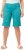 Ulla Popken Frayed Hemline Elastic Waistband Bermuda Shorts Bright Turquoise - Jeans & Hosen in Großen Größen – Plus Size Damenmode - 