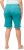 Ulla Popken Frayed Hemline Elastic Waistband Bermuda Shorts Bright Turquoise - Jeans & Hosen in Großen Größen – Plus Size Damenmode - 