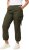 Ulla Popken Elastic Waist Cargo Pants Olives Grey - Jeans & Hosen in Großen Größen – Plus Size Damenmode - Jeans & Hosen, EU 42–70