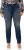 Ulla Popken Sammy Destroy 5 Pocket Jeans Blue Denim - Jeans & Hosen in Großen Größen – Plus Size Damenmode - Jeans & Hosen, EU 42–70