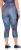 Ulla Popken Quick Dry Cropped Geometric Print Leggings Grey - Jeans & Hosen in Großen Größen – Plus Size Damenmode - 