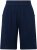 Ulla Popken Muslin Elastic Waist Wide Leg Shorts Blue - Jeans & Hosen in Großen Größen – Plus Size Damenmode - 