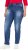 Ulla Popken Tapered Leg Lightly Distressed Jeans Denim Blue - Jeans & Hosen in Großen Größen – Plus Size Damenmode - 