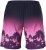 Ulla Popken Active Wide Leg Elastic Waist Palm Tree Pattern Mesh Shorts Black - Jeans & Hosen in Großen Größen – Plus Size Damenmode - Jeans & Hosen, EU 42–70