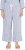 Ulla Popken Coastal Stripe Linen Blend Elastic Waist Culottes Blue - Jeans & Hosen in Großen Größen – Plus Size Damenmode - Jeans & Hosen, EU 42–70