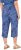 Ulla Popken Italy Print Elastic Waist Culottes Blue - Jeans & Hosen in Großen Größen – Plus Size Damenmode - Jeans & Hosen, EU 42–70