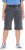 Ulla Popken Indigo Dyed Elastic Waist Jersey Shorts Black - Jeans & Hosen in Großen Größen – Plus Size Damenmode - 