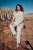 Ulla Popken Mosaic Print Elastic Waist Pants White - Jeans & Hosen in Großen Größen – Plus Size Damenmode - Jeans & Hosen, EU 42–70