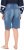 Ulla Popken Denim Wide Leg Elastic Waist Bermuda Shorts Blue Denim - Jeans & Hosen in Großen Größen – Plus Size Damenmode - 