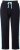 Ulla Popken Side Stripe Elastic Waist Joggers Black - Jeans & Hosen in Großen Größen – Plus Size Damenmode - Jeans & Hosen, EU 42–70