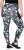 Ulla Popken Quick Drying Botanical Print Sport Leggings Black - Jeans & Hosen in Großen Größen – Plus Size Damenmode - 