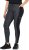 Ulla Popken Quick Drying Leopard Print Sport Leggings Black - Jeans & Hosen in Großen Größen – Plus Size Damenmode - 