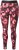 Ulla Popken Abstract Flower Print Performance Leggings Red - Jeans & Hosen in Großen Größen – Plus Size Damenmode - 