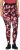 Ulla Popken Abstract Flower Print Performance Leggings Red - Jeans & Hosen in Großen Größen – Plus Size Damenmode - 