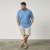 North Latitude 61011 Piqué-Poloshirt Blau - Polo-shirts für herren - Polo-Shirts für Herren in großen Größen