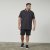 North Latitude 61128 Superflex Piqué-Poloshirt Schwarz - Polo-shirts für herren - Polo-Shirts für Herren in großen Größen