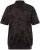 JP1880 Pique with All-over Print Polo Shirt TALL Black - TALL poloshirts - TALL Poloshirts für große Herren