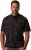 JP1880 Pique with All-over Print Polo Shirt TALL Black - TALL poloshirts - TALL Poloshirts für große Herren