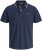 Jack & Jones Blaze Short Sleeve Polo Navy - Polo-shirts für herren - Polo-Shirts für Herren in großen Größen