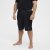 North Latitude Pyjama Shorts Black - Pyjama/Loungewear - Schlafanzüge/Pyjama für Herren in Übergröße