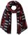 Ulla Popken Be Happy Statement Print Scarf Navy - Accessoires - Schals für Damen