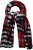 Ulla Popken Be Happy Statement Print Scarf Navy - Accessoires - Schals für Damen