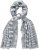 Ulla Popken Striped Statement Scarf Grey - Accessoires - 
