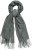 Ulla Popken Fringed Scarf Graphite Grey - Accessoires - Schals für Damen
