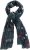 Ulla Popken Love Lightweight Scarf Navy - Accessoires - Schals für Damen