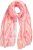 Ulla Popken Tie Dye Striped Scarf Magenta Pink - Accessoires - Schals für Damen