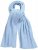 Ulla Popken Ribbed Knit Scarf Blue - Accessoires - 