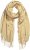Ulla Popken Fringed Scarf Dark Putty - Accessoires - Schals für Damen