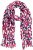 Ulla Popken Geometric Print Scarf Dark Red - Accessoires - 