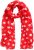 Ulla Popken Polka Dot Scarf Neon Red - Accessoires - 