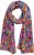 Ulla Popken Pepper Print Scarf Coral - Accessoires - 