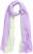 Ulla Popken Fringed Ombre Scarf Pistachio - Accessoires - Schals für Damen
