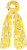 Ulla Popken Lemon Print Scarf Sun Yellow - Accessoires - Schals für Damen